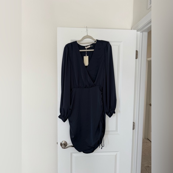 Ramy Brook Midnight Blue Long Sleeve Dress